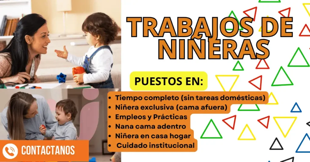 ¡Trabaja como Niñera!