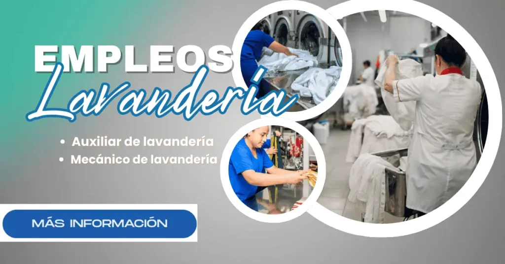 🧺OFERTAS DE EMPLEOS EN LAVANDERIAS