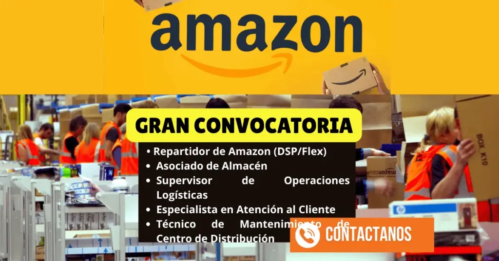 📦 ¡Trabaja en Amazon!