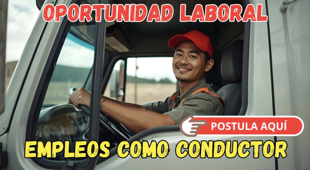 🚗 Oportunidad Laboral: Trabajo como Conductor 🚛🚦